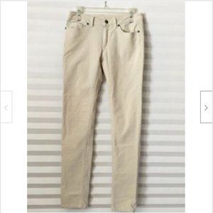 Patagonia Womens Corduroy Pants (8) Organic Cotton Blend Beige Pockets